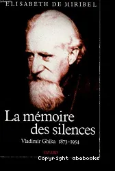 La Mémoire des silences. Vladimir Ghika (1873-1954)