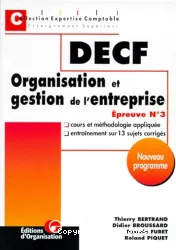 Organisation et gestion de l'entreprise.