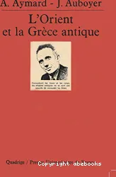 L'Orient et la Grèce antique