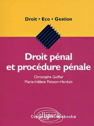 Droit pénal et procédure pénale