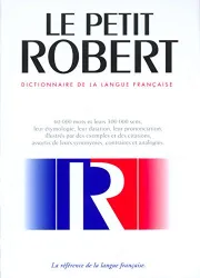 Le Nouveau Petit Robert, dictionnaires alphabétique et analogique de la langue française