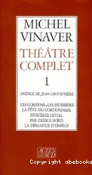 Théâtre complet. I