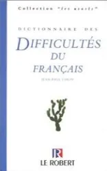 Dictionnaire des difficultés du français