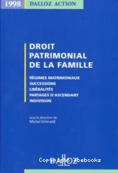 Droit patrimonial de la famille