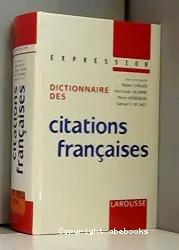 Dictionnaire des citations françaises