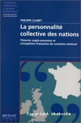 La Personnalité collective des nations