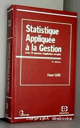 Statistique Appliquée à la Gestion