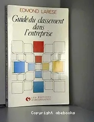 Guide du classement dans l'entreprise