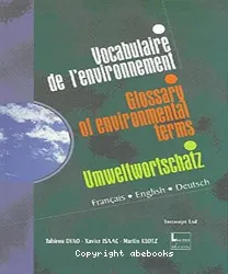 Vocabulaire trilingue de l'environnement