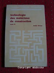 Technologie des matériaux de construction. II