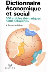 Dictionnaire économique et social