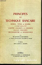 Principes de technique bancaire