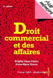 Droit commercial et des affaires