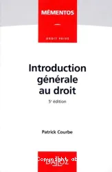 Introduction générale au droit