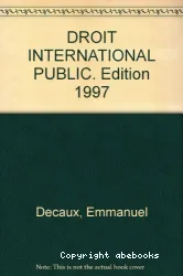 Droit international public 1997