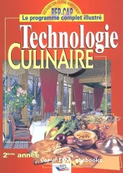 Technologie culinaire, 2ème année