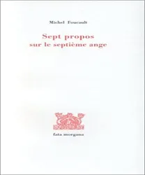 Sept propos sur le septième ange