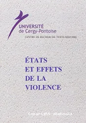 Etats et effets de la violence