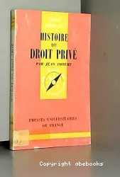 Histoire du droit privé