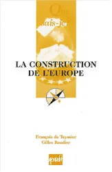 La Construction de l'Europe
