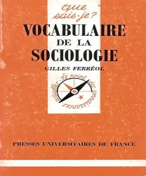 Vocabulaire de la sociologie