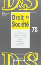 Droit et société 78/2011