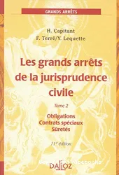 Grands arrêts de la jurisprudence civile