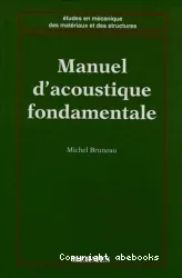 Manuel d'acoustique fondamentale