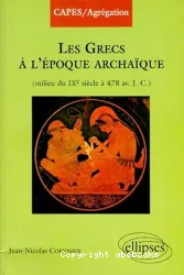 Les Grecs à la période archaïque