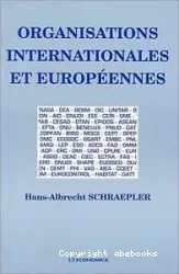 Organisations internationales et européennes