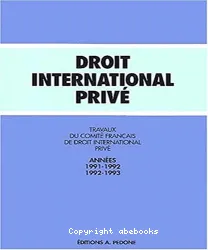 Droit international privé