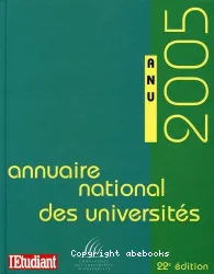 Annuaire national des universités