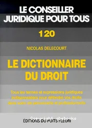 Le Dictionnaire du droit