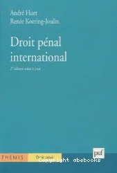 Droit pénal international