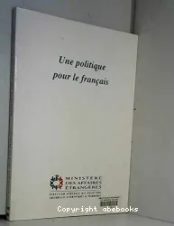 Une Politique pour le français