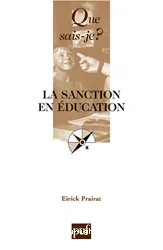 La Sanction en éducation