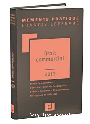 Droit commercial 2013