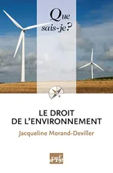 Le Droit de l'environnement