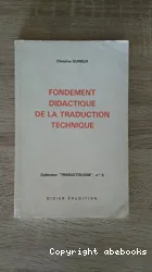 Fondement didactique de la traduction technique