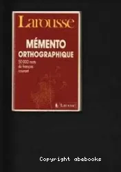 Mémento orthographique