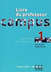 Campus 1. Livre du professeur