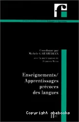 Enseignements / Apprentissages précoces des langues