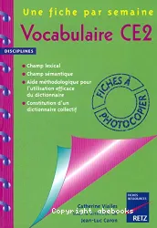 Vocabulaire CE2