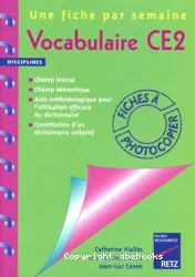 Vocabulaire CE2