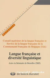 Langue française et diversité linguistique