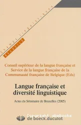 Langue française et diversité linguistique