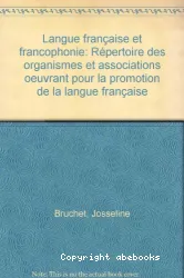 Langue française et francophonie