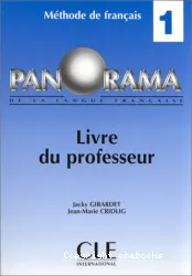 Panorama 1. Livre du professeur
