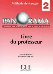 Panorama 2. Livre du professeur