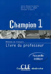 Champion 1. Livre du professeur